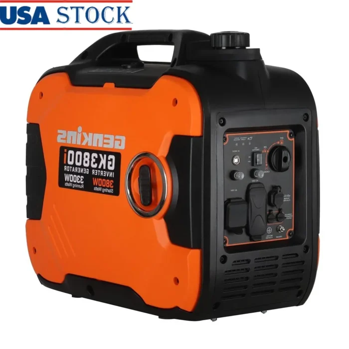 3800 Watt Portable Inverter Generator Ultra Quiet Gas Emergency RV Camping Backup Power - Image 1