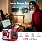 4000 Watt Camping Generator Portable Inverter Gas with 4-stroke 145cc OHV Engine Portable Power Generator - Image 3