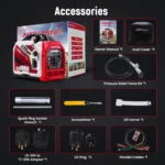 4KW Portable Dual Fuel Generator Inverter LPG/Gas Bluetooth E-Start 58dB Portable Power Generator - Image 6