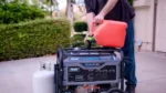 G12KBN Heavy Duty Portable Dual Fuel Generator -9500 Rated Watts&12000 Peak Watts - Gas & LPG - Electric Start - Transfer Switch