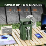 Ctolity AP200L 200W Power Bank 192Wh Lifepo4 Battery 60000mAh Solar Generator for Camping Portable Power Station LED Light - Image 3