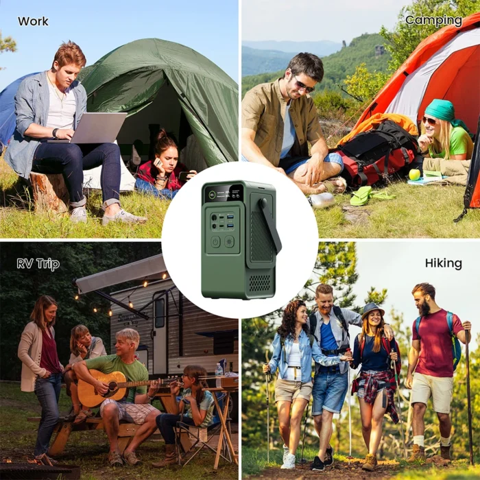 Ctolity AP200L 200W Power Bank 192Wh Lifepo4 Battery 60000mAh Solar Generator for Camping Portable Power Station LED Light - Image 6
